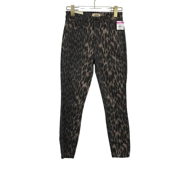 Lagence Margot High Rise Ankle Skinny Leopard Print Jeans 26 Ankle Crop NWT - Picture 4 of 10